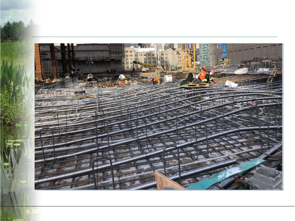 45 and 81 Bay reinforcement placement photograph