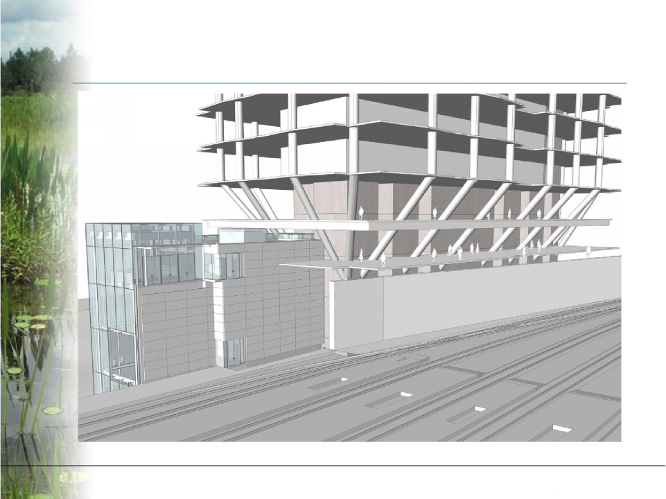 141 Bay transfer and tower framing model