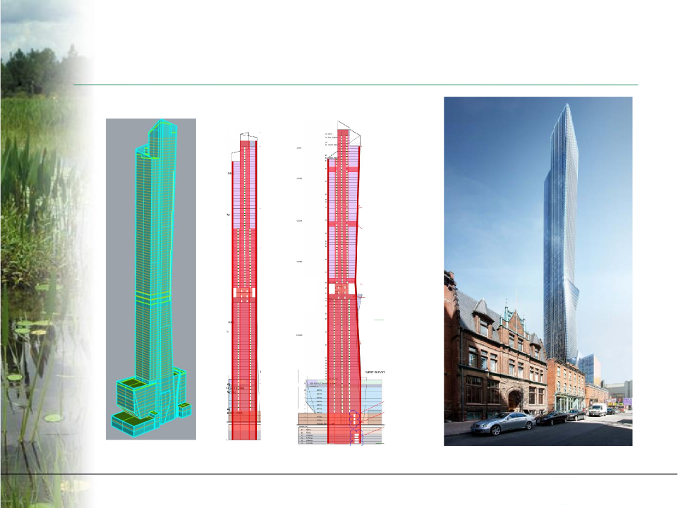 The Rose tower lateral element diagrams