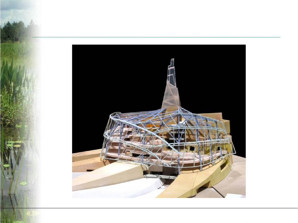 Canadian Museum for Human Rights structural model