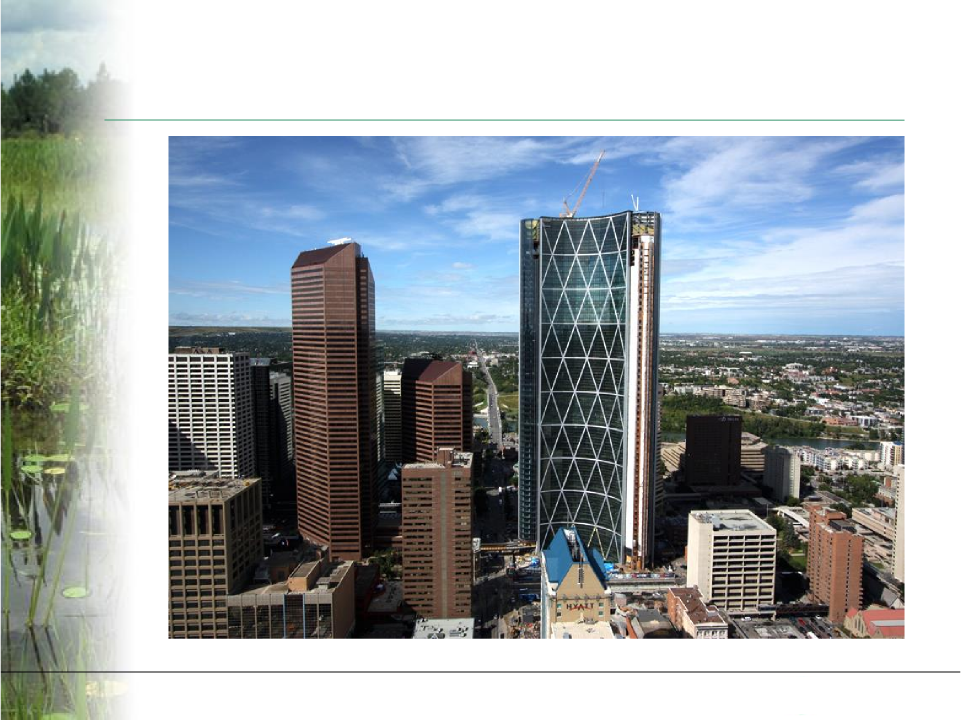 The Bow Calgary tower skyline photograph